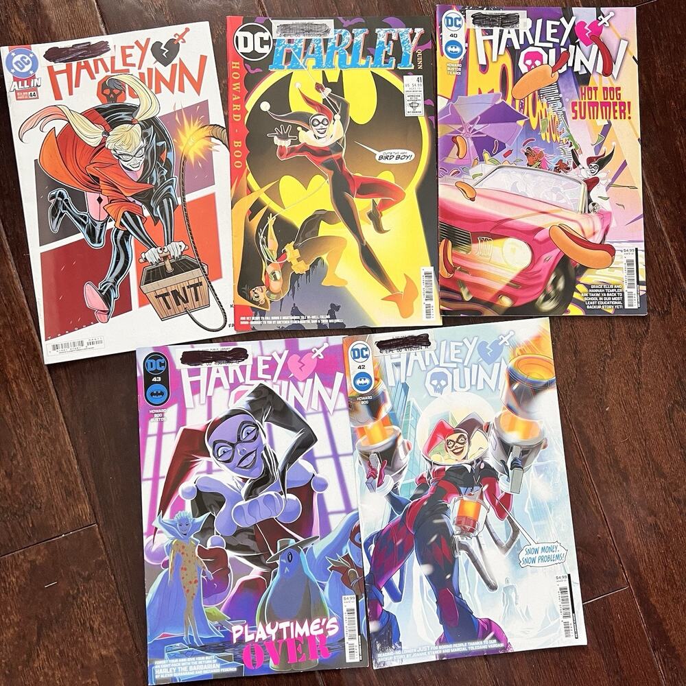 Harley Quinn Vol 40-44 DC Comics Magazines